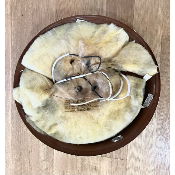 Flushmount Ceiling Light Fixture 13” Bronze 2-light Round Glass Dome 283109 - Picture 5 of 10